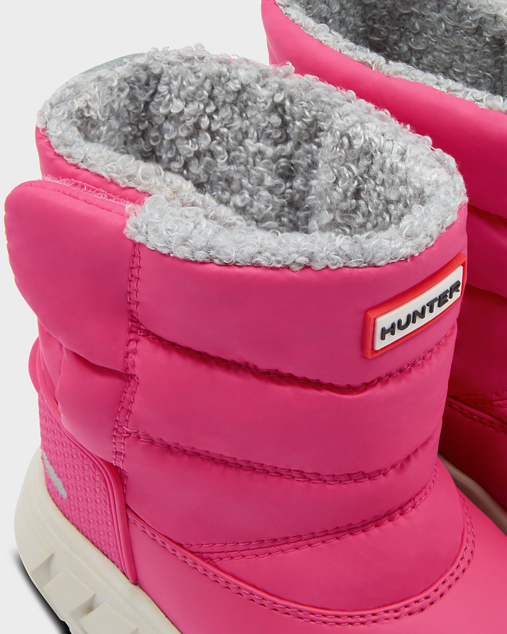 Botas De Nieve Hunter Niños Original Little Insulated - Rosas Claro - Argentina 0496HADRQ